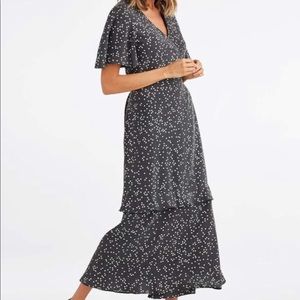 Vetta Tiered Wrap Dress